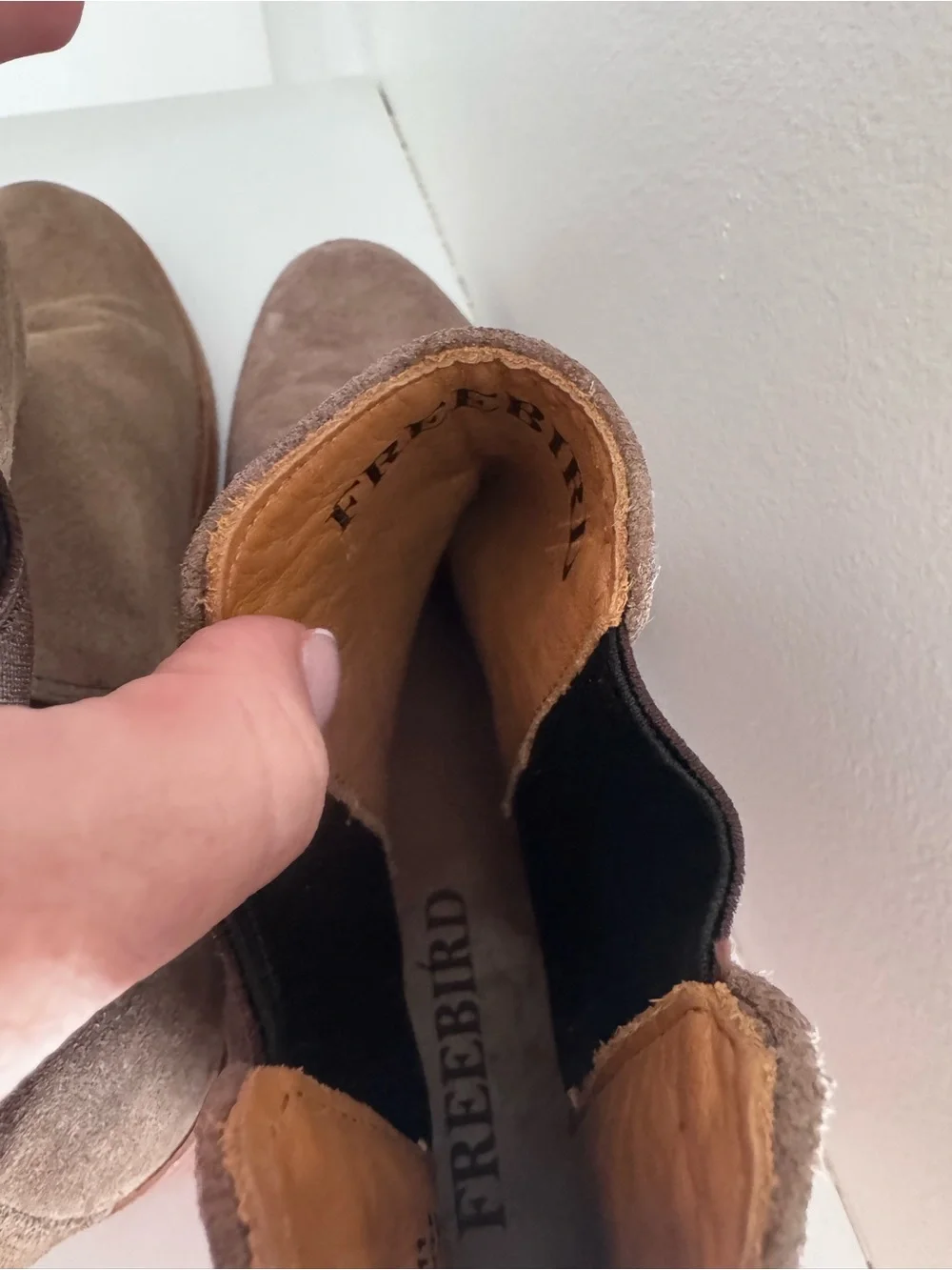 freebird Men's Suede Palmer Boots in Taupe Brown